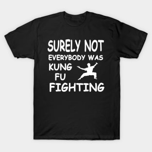 Surely Not Everybody Was Kung Fu Fighting , Funny Joke T-Shirt